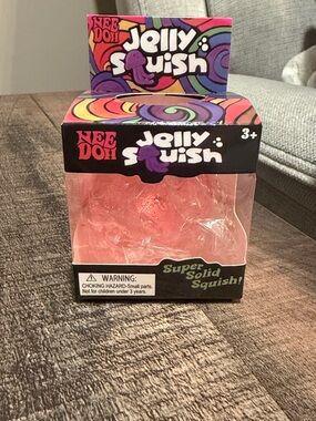 NEEDOH JELLYFISH Squish Pink Glittery